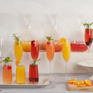 Tuscany Classics Champagne Flute Glasses, Set of 6