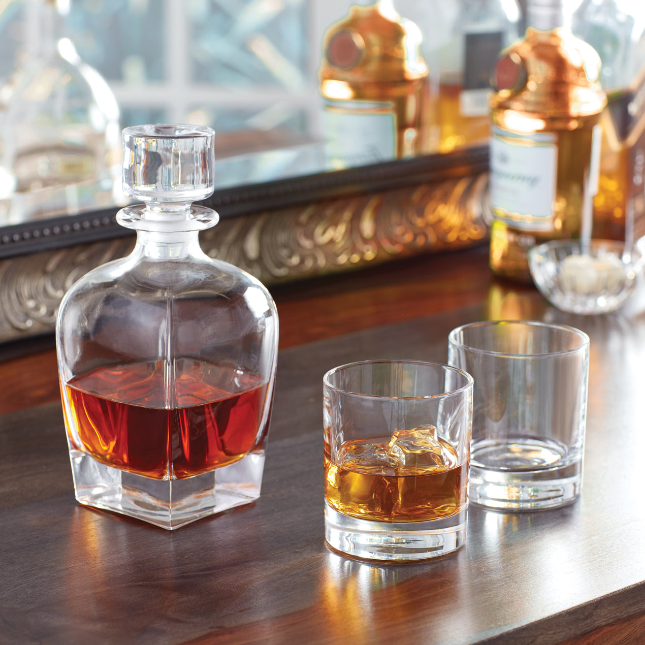 Tuscany Classics 3-Piece Whiskey Decanter & Glass Set – Lenox Corporation