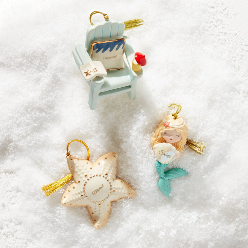 Personalized Beach Chair Ornament