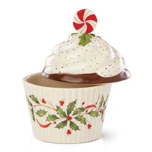 Holiday Bakeshop Cupcake Candy Dish