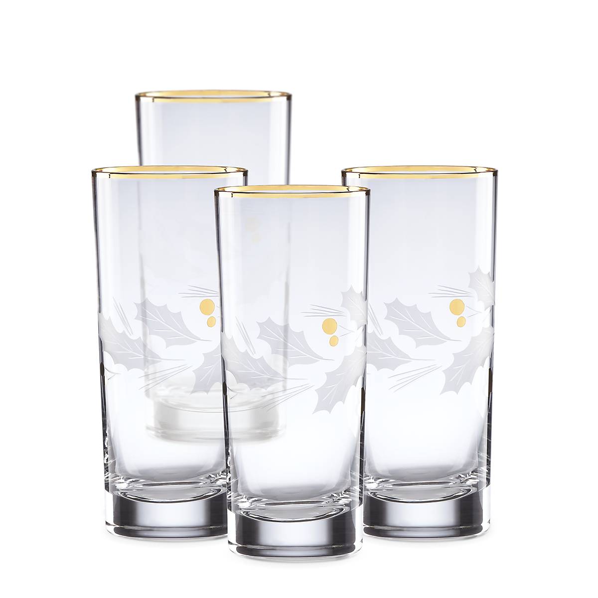 Lenox Holiday 4-Piece Iced Beverage Glass Set
