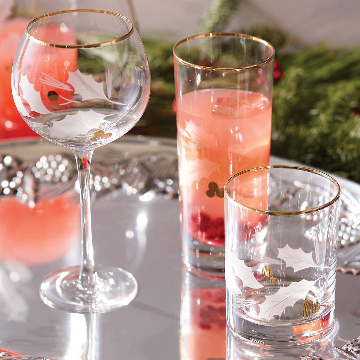 Lenox Holiday 4-Piece Martini Glass Set