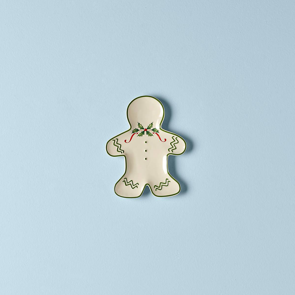 cambridge silversmiths Holiday Gingerbread Man Accent Plate
