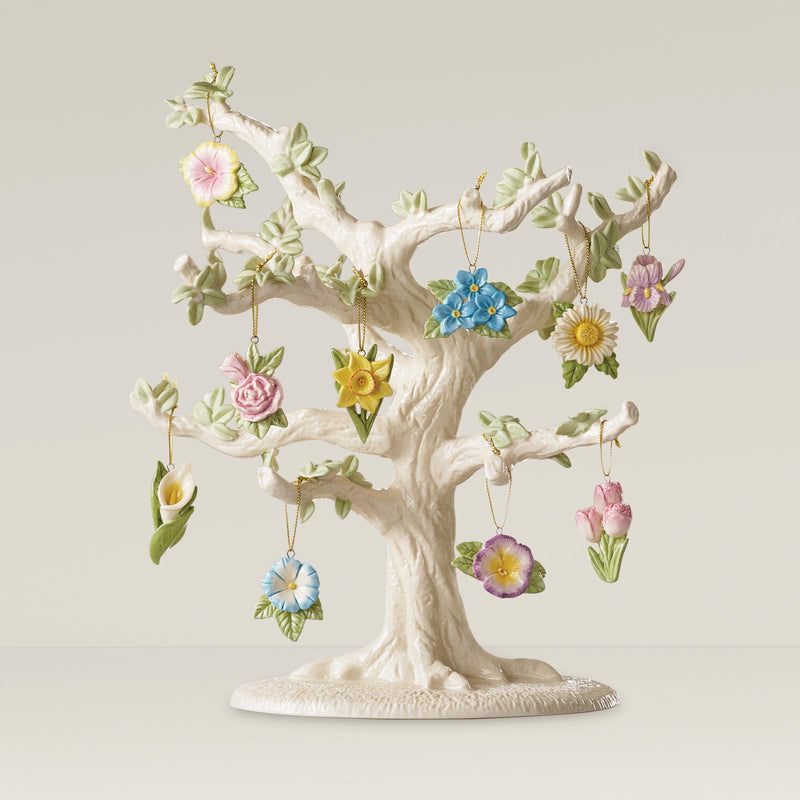 Celebrate Flowers 10-Piece Ornament Set