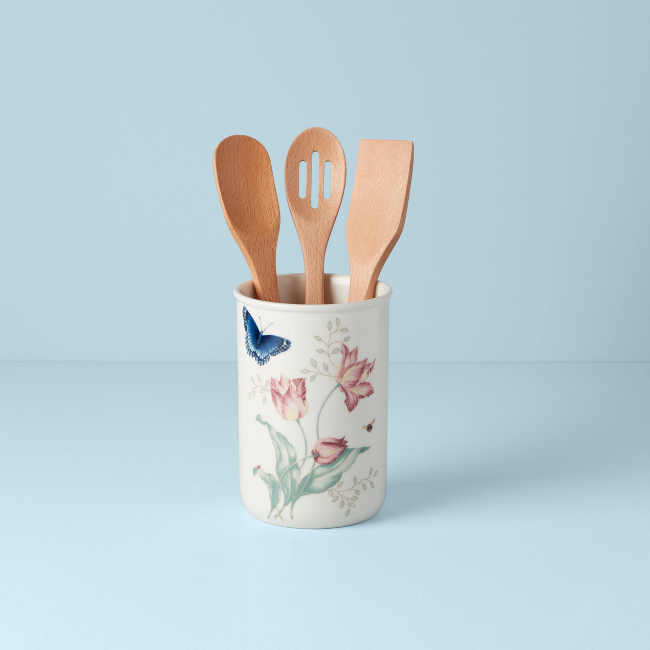 cambridge silversmiths Butterfly Meadow 4-Piece Utensil Holder Set