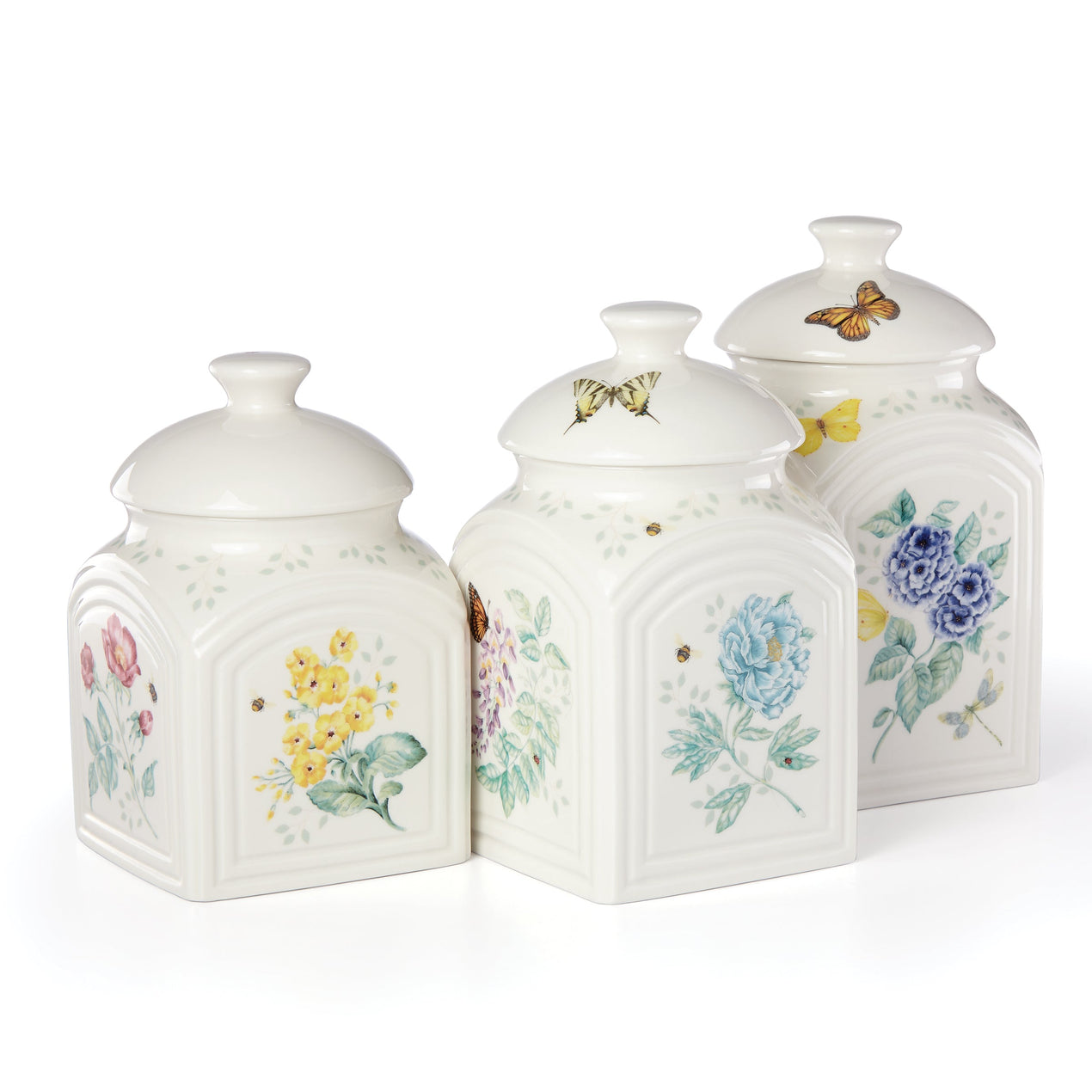 Butterfly Meadow Kitchen 3-Piece Canister Set