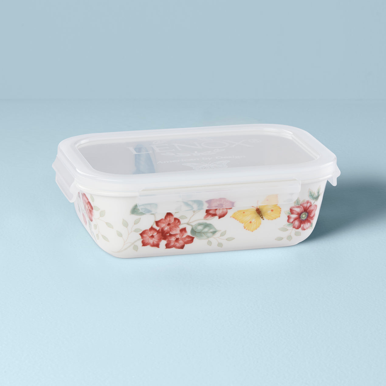cambridge silversmiths Butterfly Meadow Rectangular Food Storage Container 28 Oz