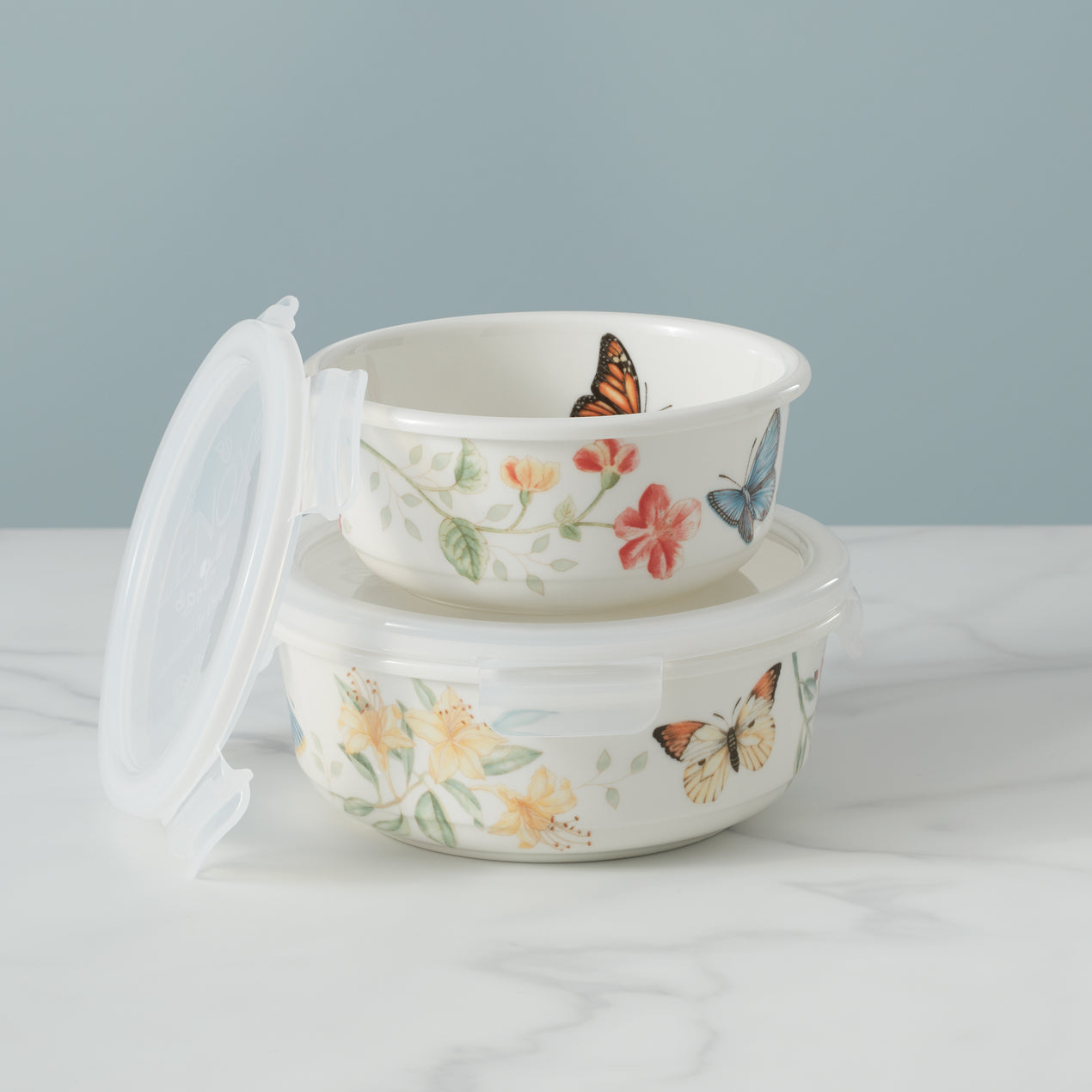 Lenox Butterfly Meadow Round Food Storage Container