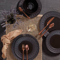 Chelse Muse Fleur Black All-Purpose Bowls, Set of 4