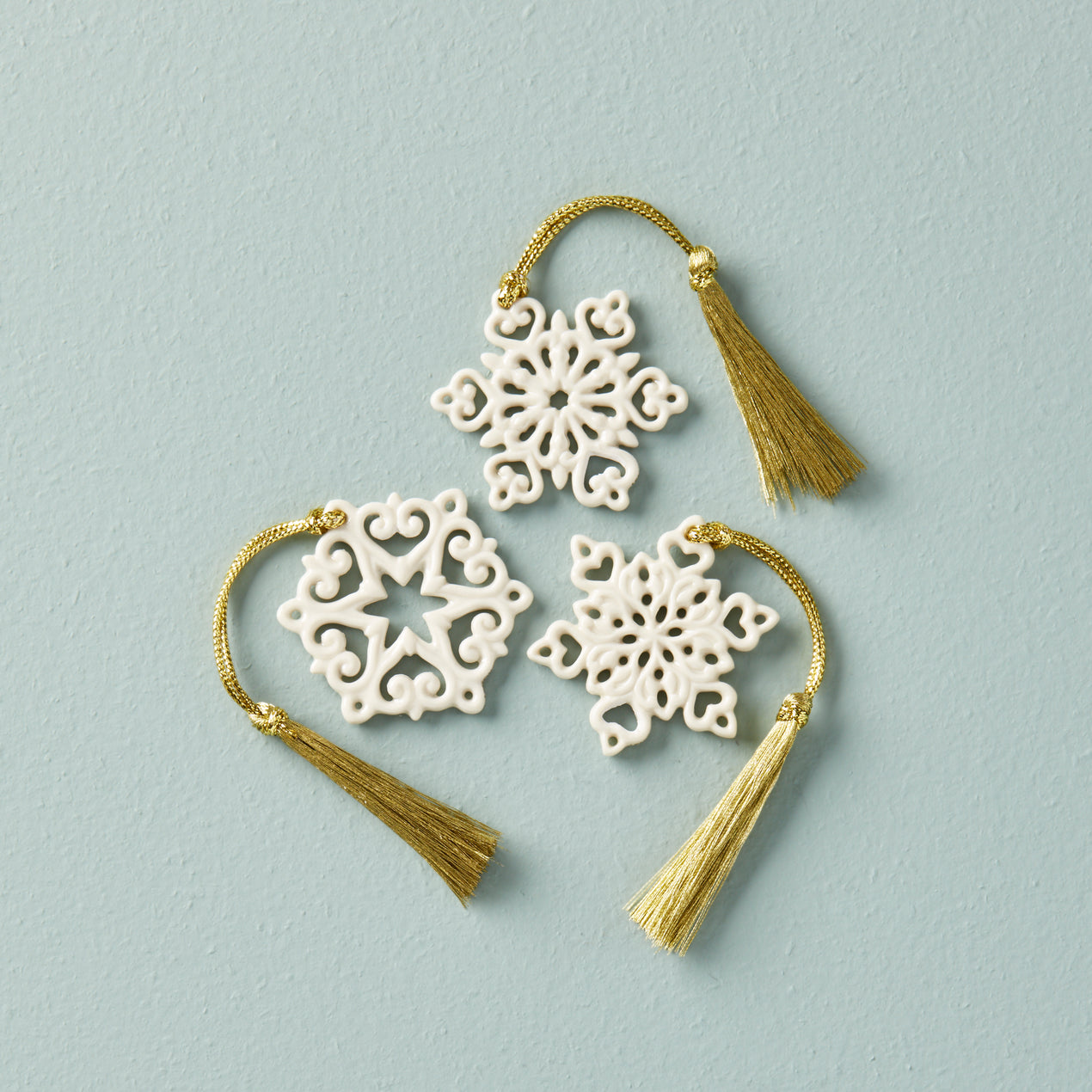 Mini Snowflake 3-Piece Ornament Set – Lenox Corporation