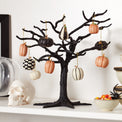Mini Pumpkin 10-Piece Ornament & Tree Set