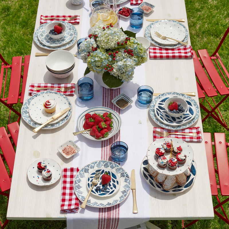 Blue Bay 12-Piece Dinnerware Set, Service for 4