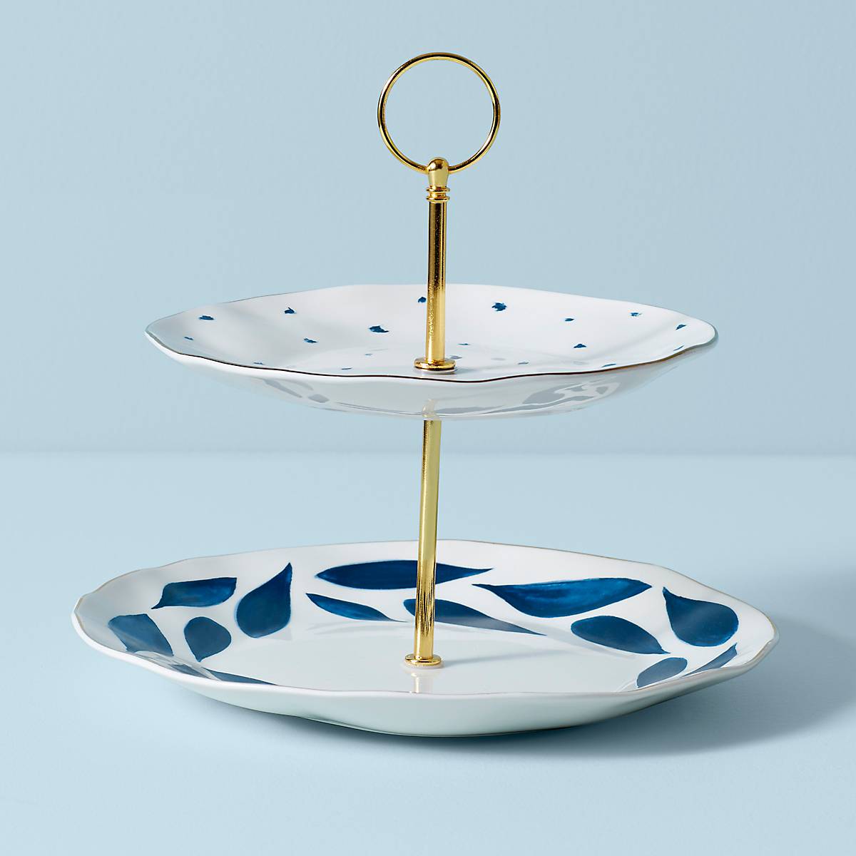 cambridge silversmiths Blue Bay 2-Tiered Server