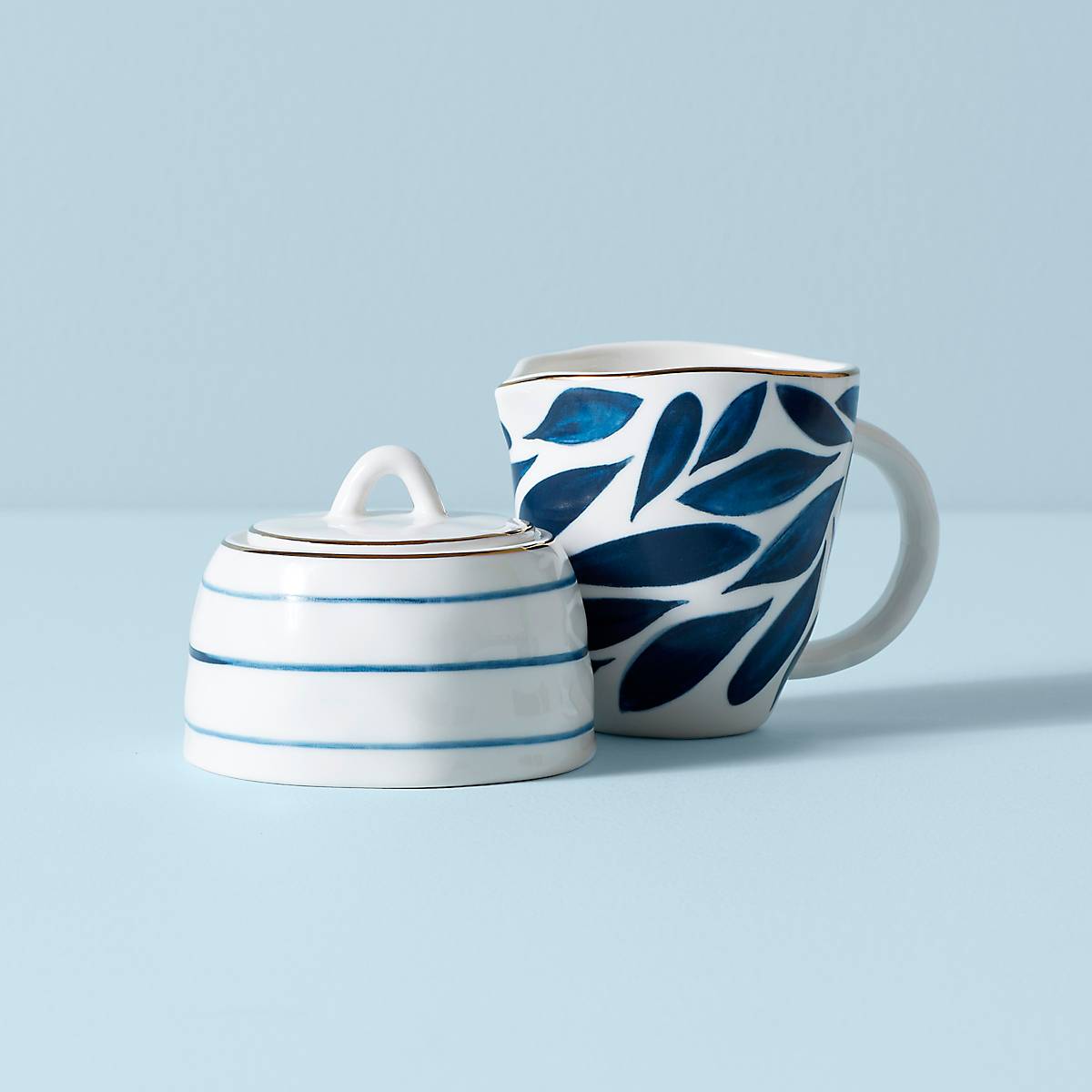 cambridge silversmiths Blue Bay 2-piece Creamer & Sugar Bowl Set