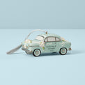 Personalized Just Married Vintage Car Ornament