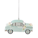 Personalized Just Married Vintage Car Ornament