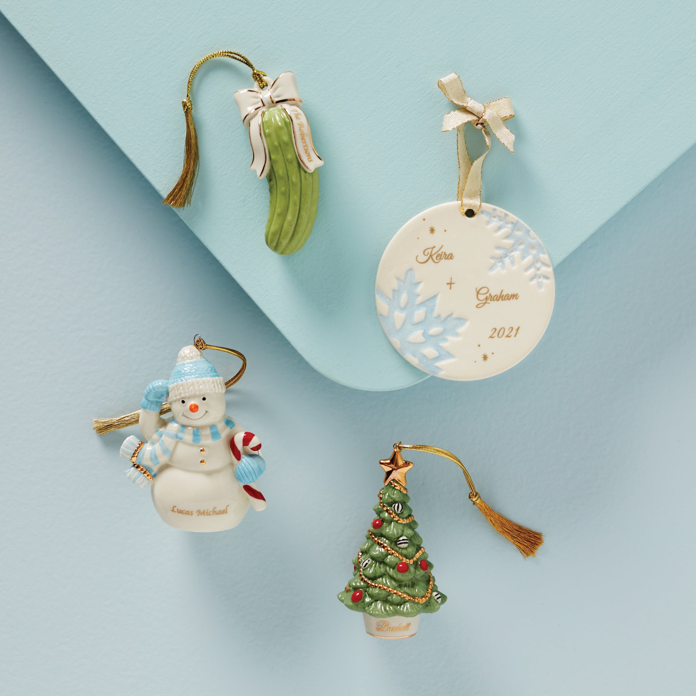 Noël様のご注文ベジです。 Personalized Christmas Tree Ornament – Lenox Corporation