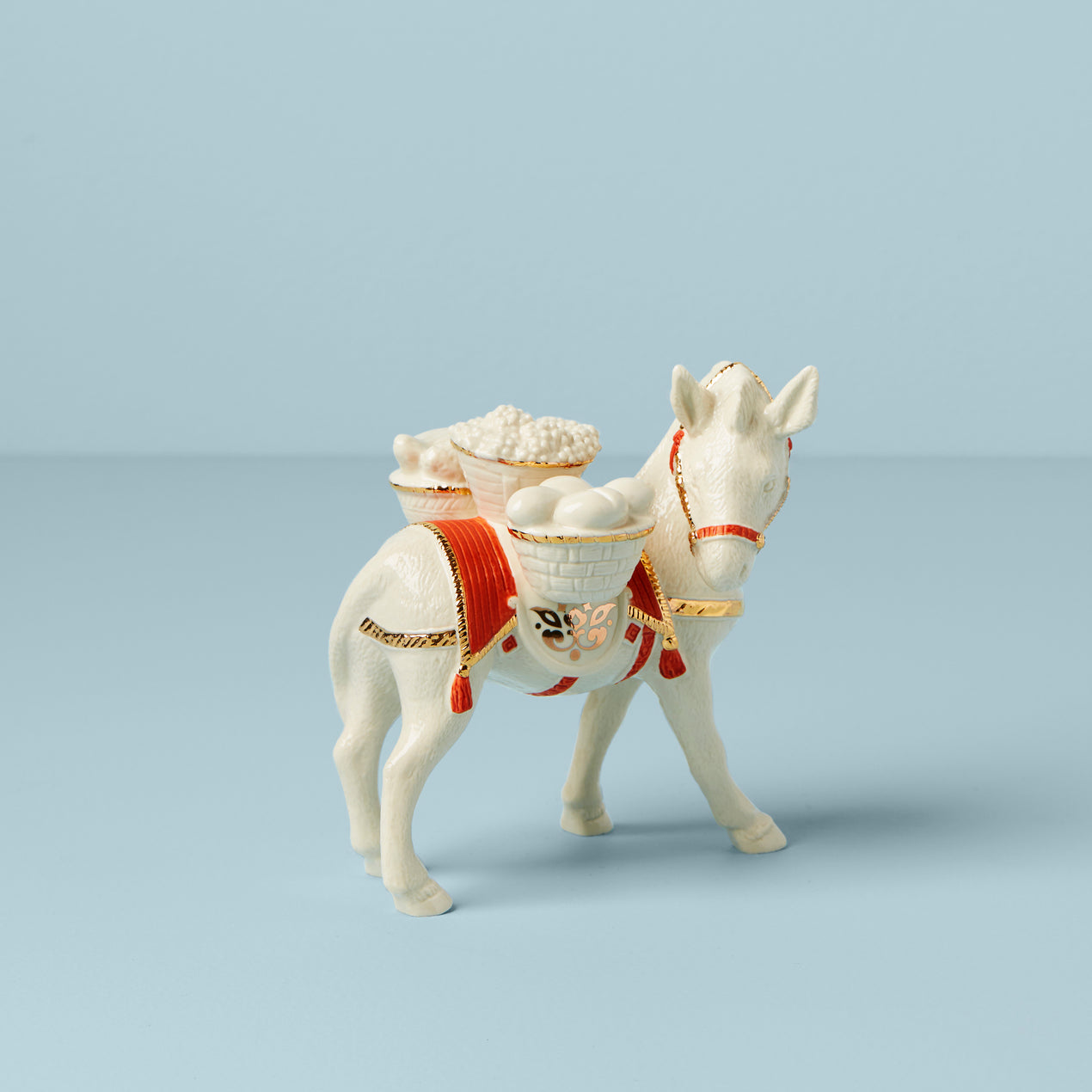cambridge silversmiths First Blessing Nativity Donkey Figurine