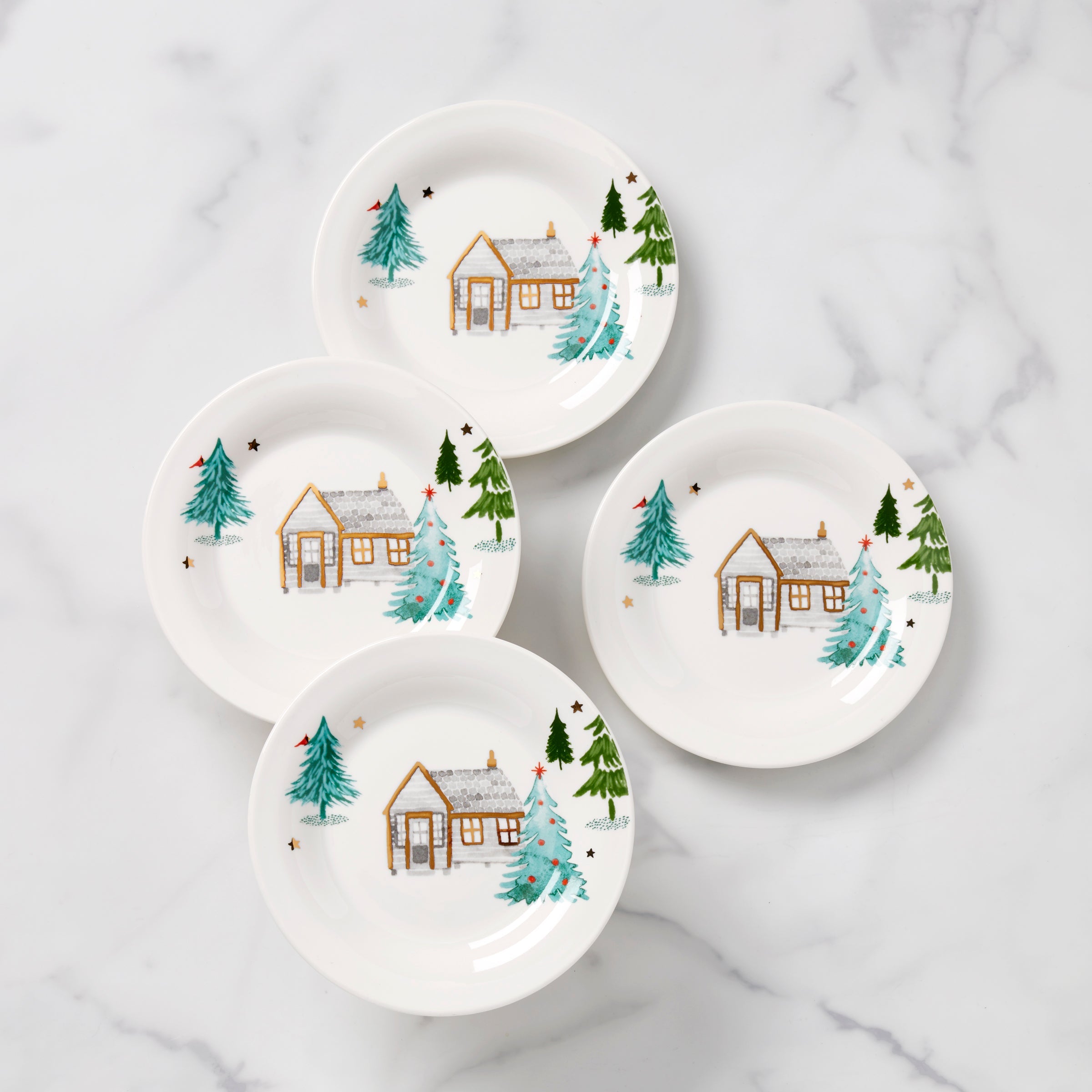 Balsam LaneTidbit Plates, Set of 4 – Lenox Corporation