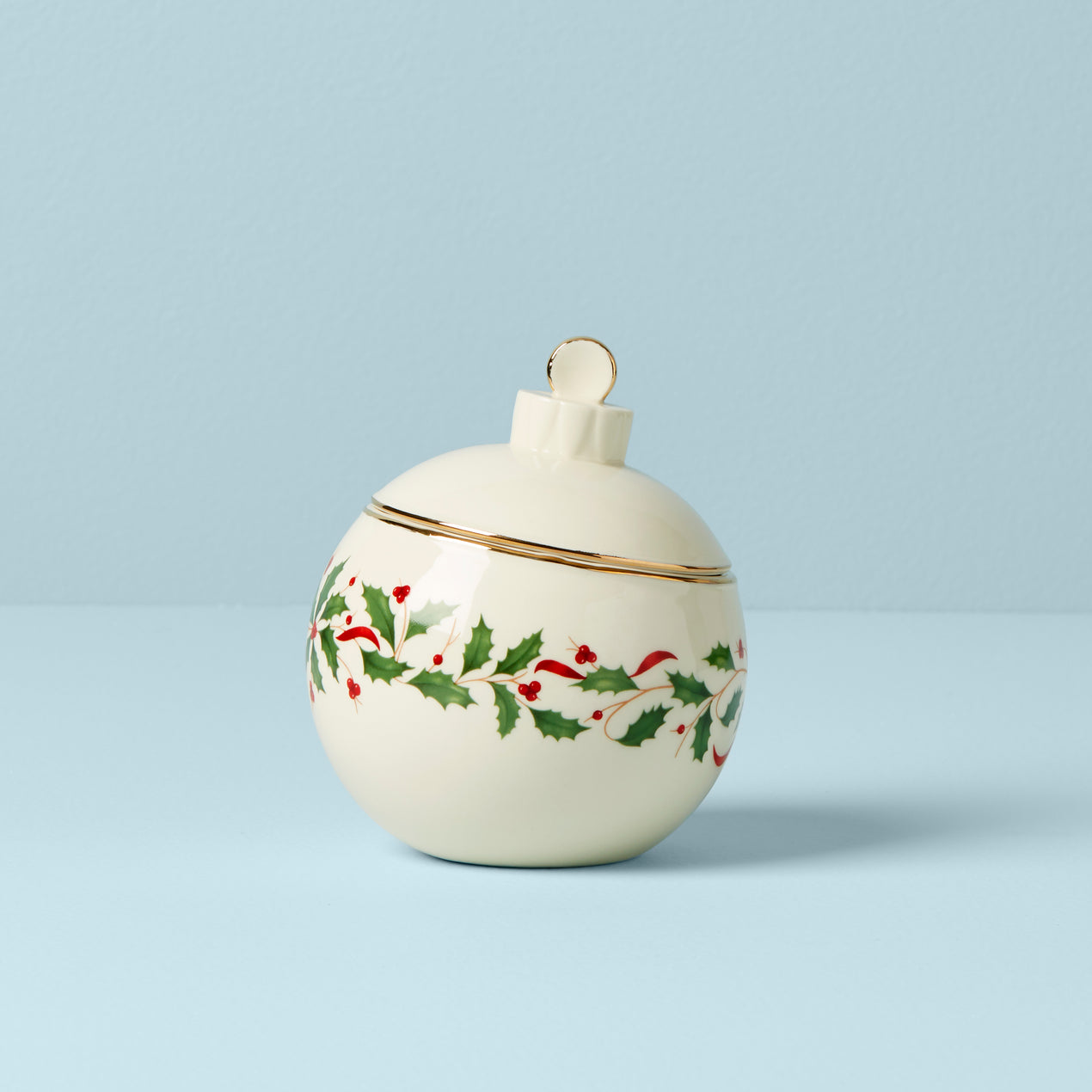 cambridge silversmiths Holiday Ornament Candy Jar
