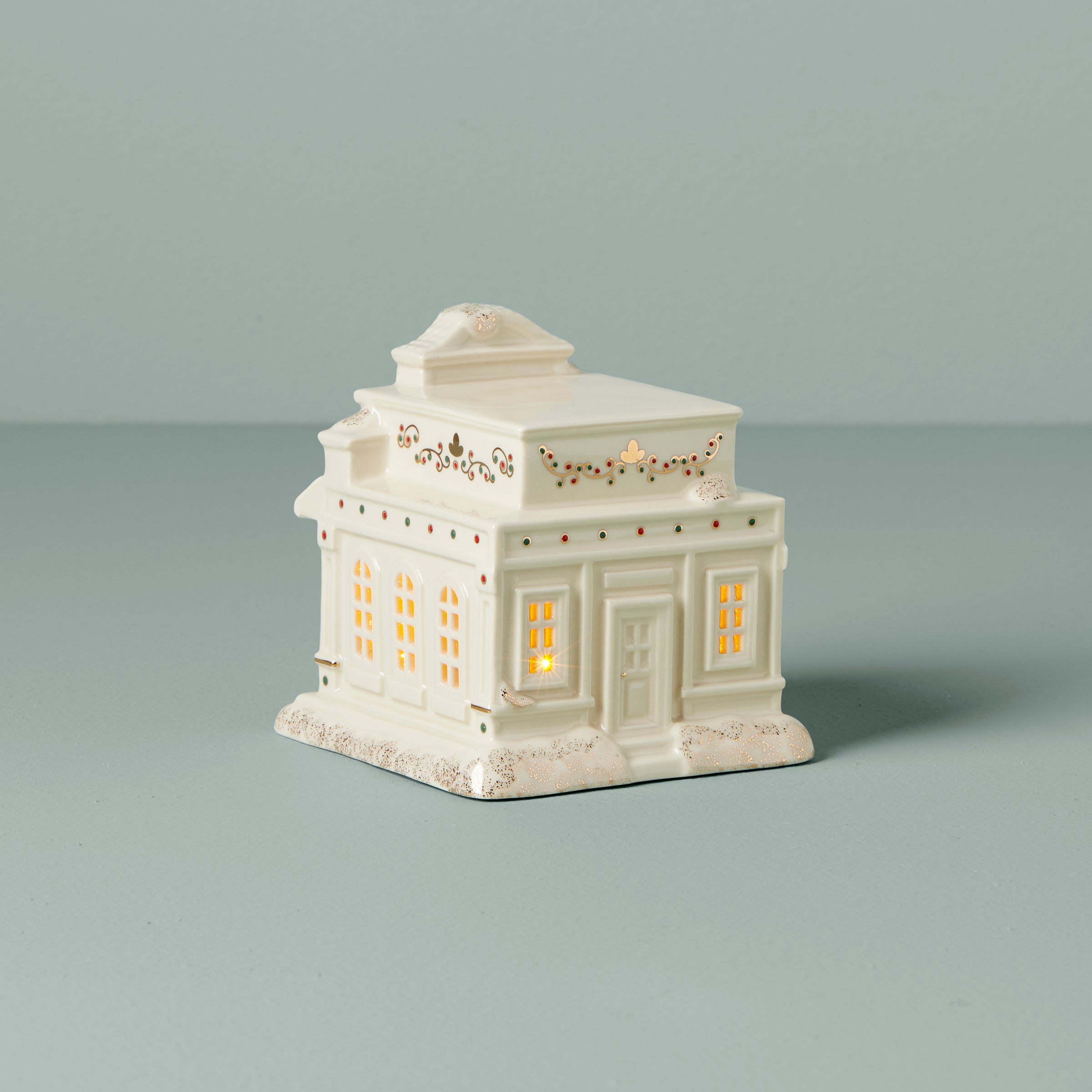 Mistletoe Park Ice Cream Parlor Lit Figurine – Lenox Corporation