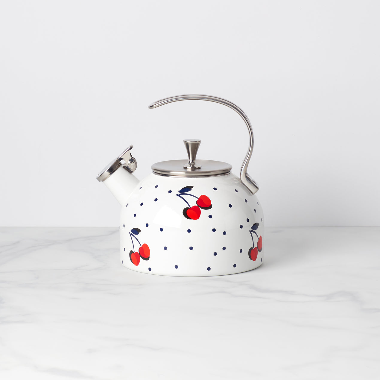 Vintage Cherry Dot Tea Kettle - Kate Spade