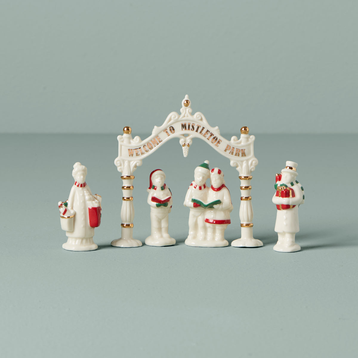 Mistletoe Park 5Piece Figurine Set Lenox Corporation