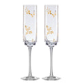 Opal Innocence Flourish Champagne Toasting Flutes, Set of 2