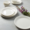 Profile White Dinner Plates, Set of 4
