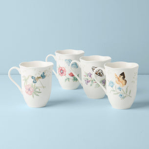 Butterfly Meadow Mugs - Set of 4