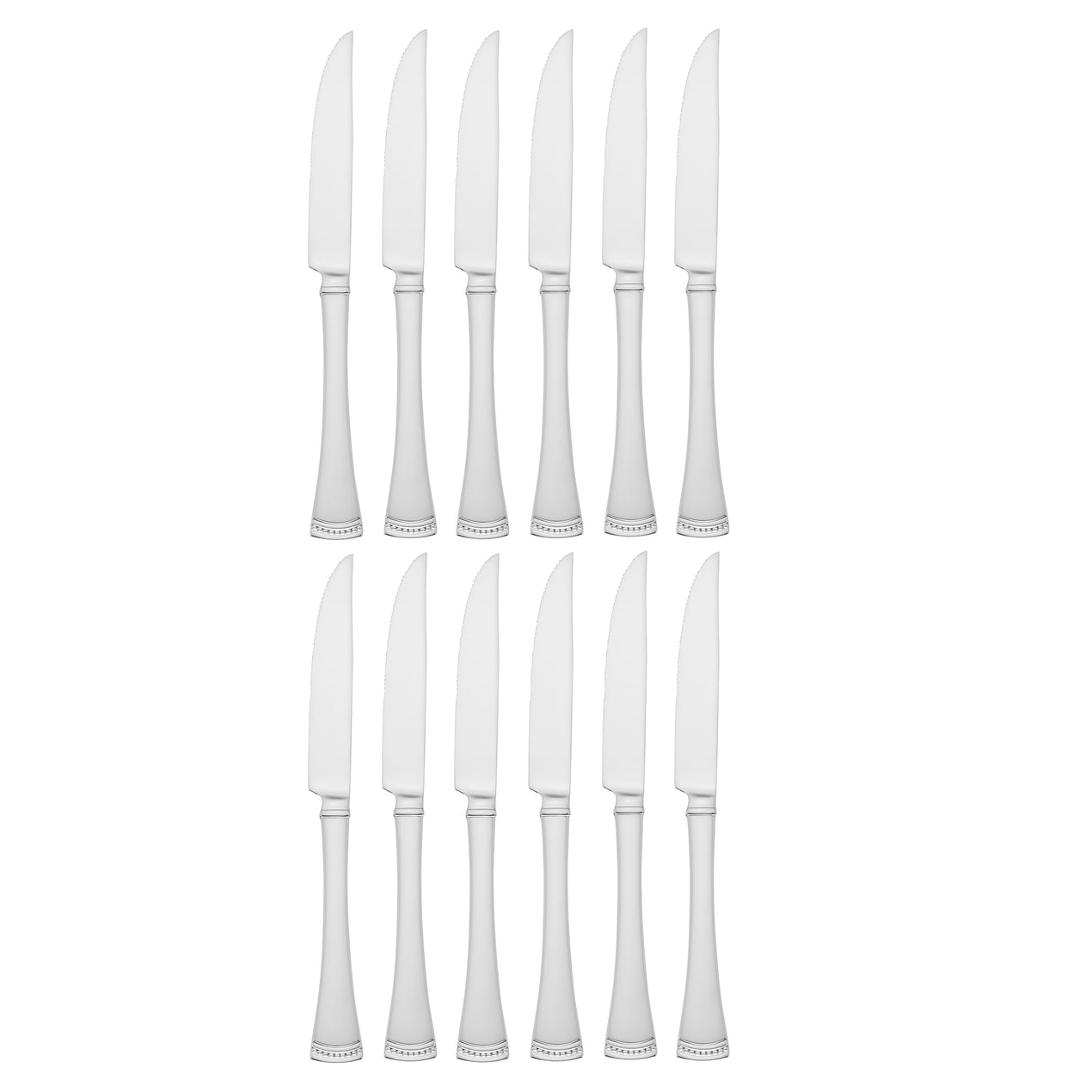 Combination 12-Piece Chef/Steak Knife Set in Block