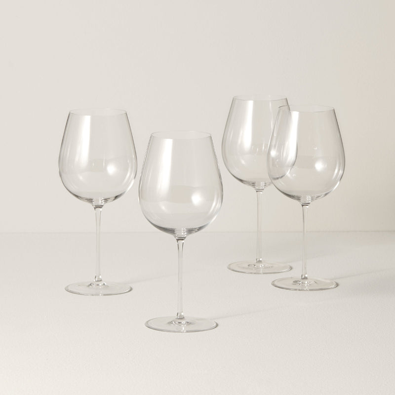 Signature Series Warm Region 4-Piece Wine Glass Set