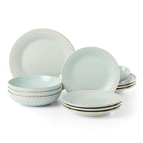 Lenox French Perle Groove 12 Piece Dinnerware Set: Stylish Elegance 1 Lenox French Perle Groove 12 Piece Dinnerware Set: Stylish Elegance