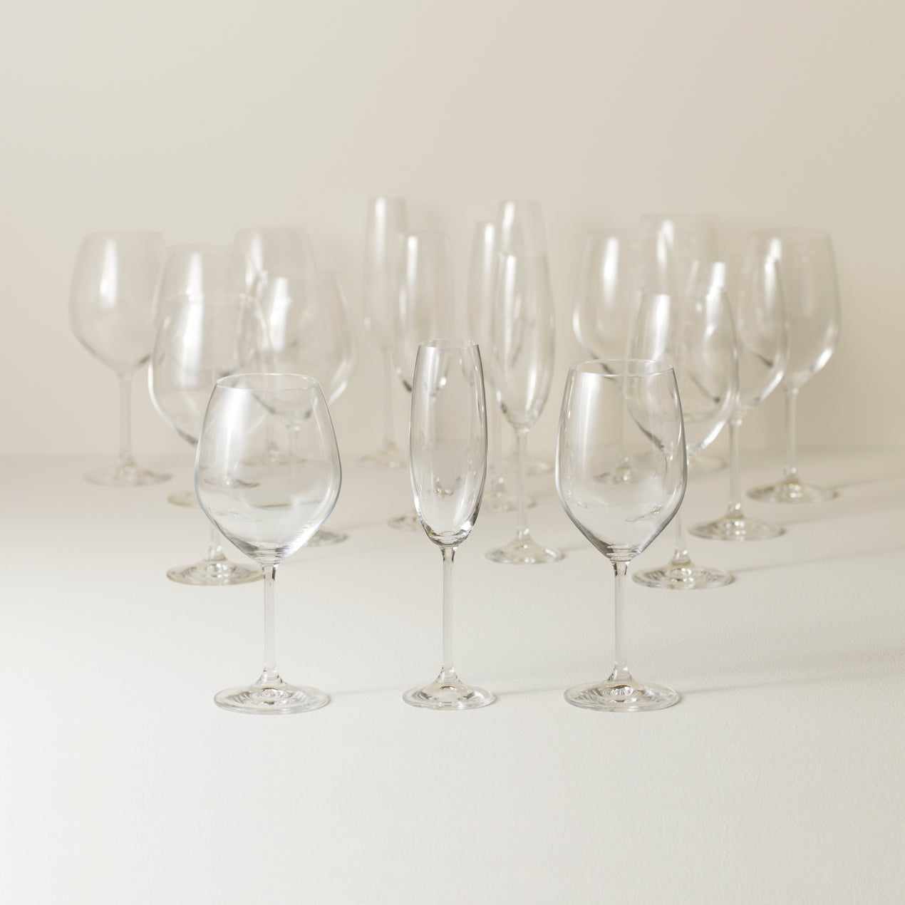 cambridge silversmiths Tuscany Classics 18-Piece Mixed Glass Set