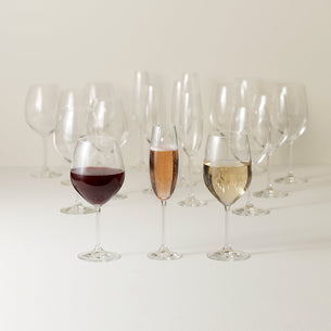 Tuscany Classics Mixed Wine Glasses, Set of 18