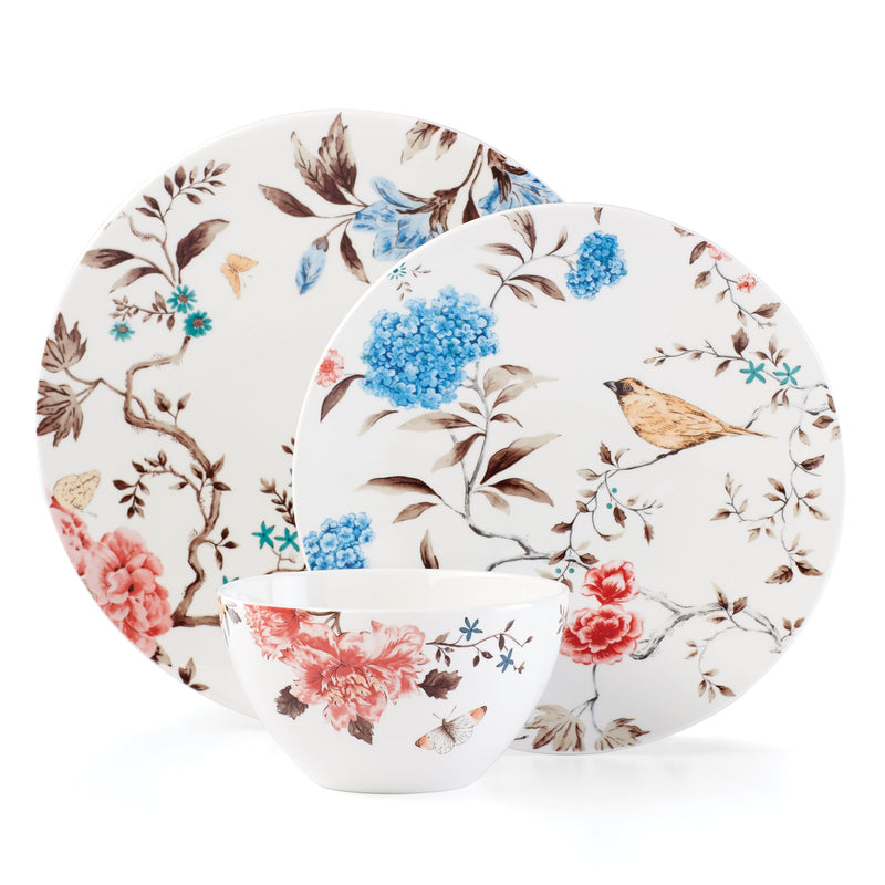 sprig & vine 12 piece dinnerware set