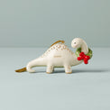 Personalized Dinosaur & Wreath Ornament