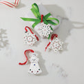 Jeweled Santa Ornament