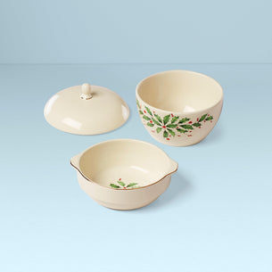 Holiday Stackable Bowls 3-Piece Set