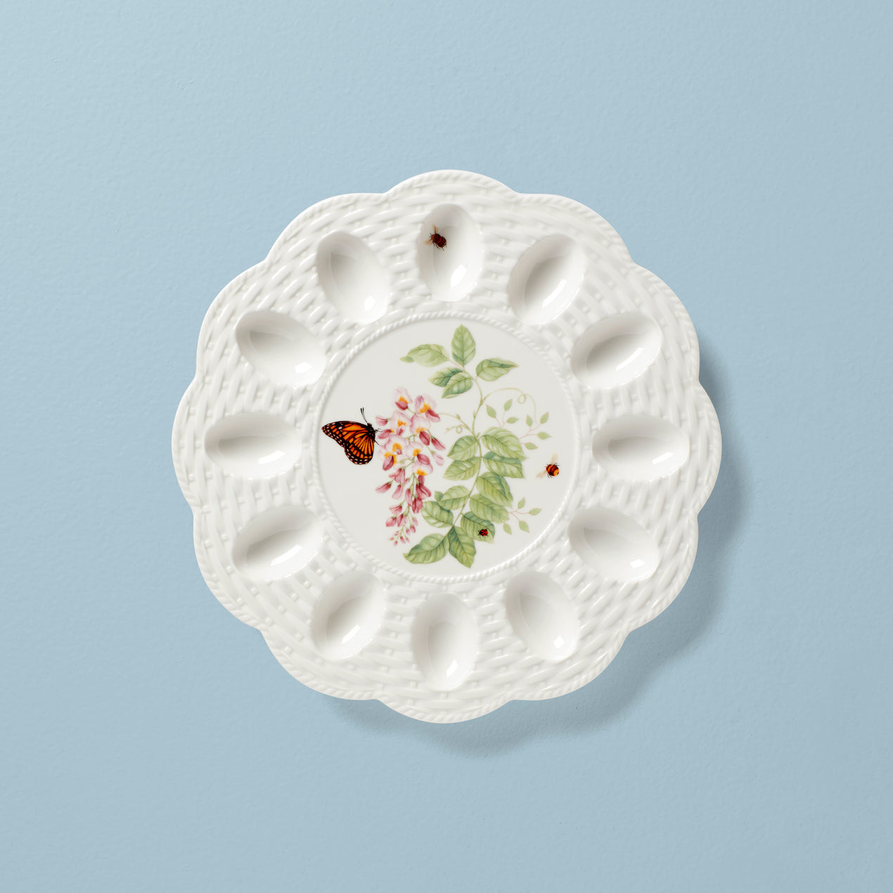 cambridge silversmiths Butterfly Meadow Egg Tray