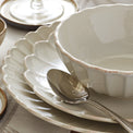 French Perle Scallop 4-Piece Accent Plate Set