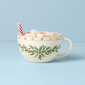 Holiday Cocoa Mug Covered Candy Dish