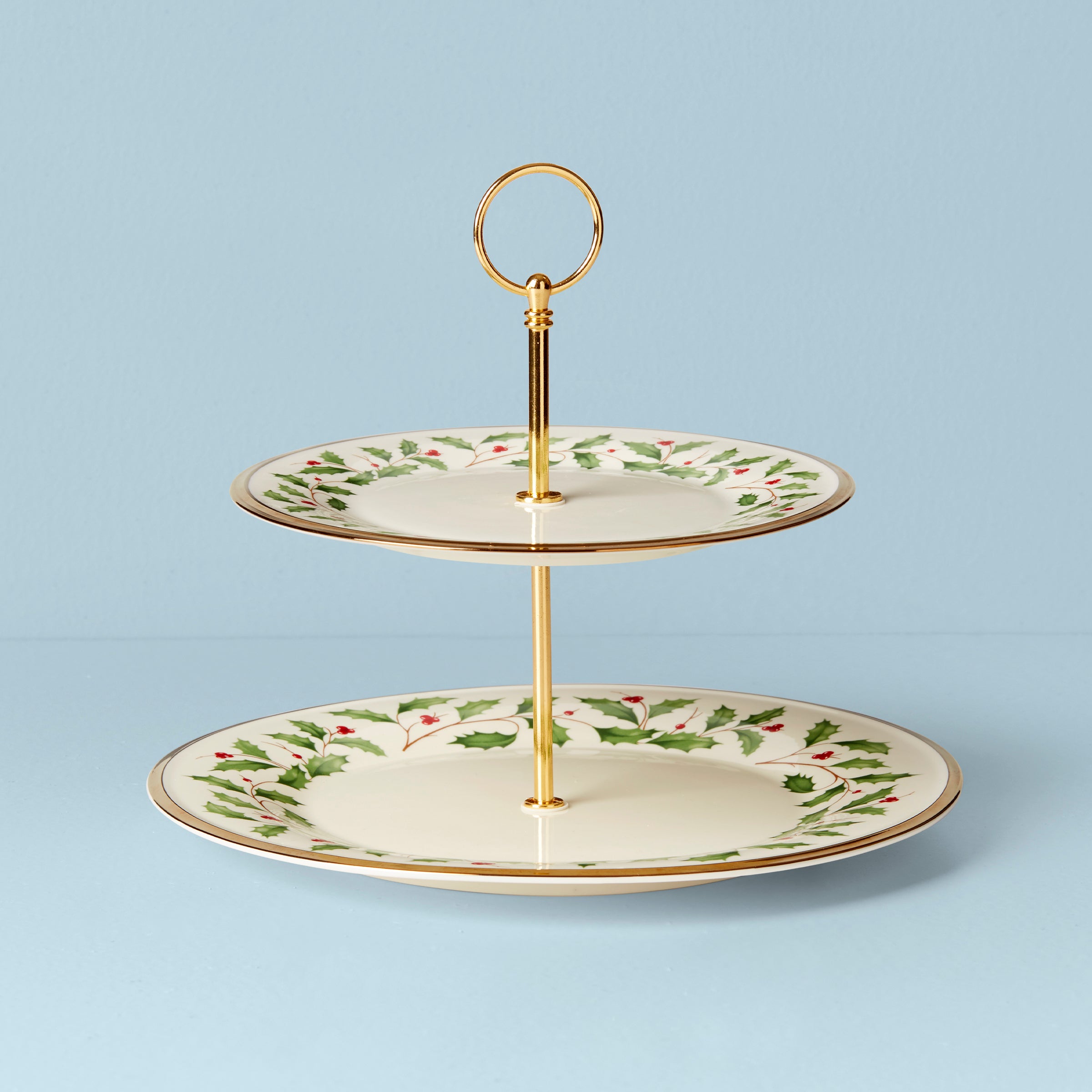 LENOX Holiday クリスマス　ケーキナイフ　ケーキサーバー Holiday 2-Tiered Server – Lenox Corporation