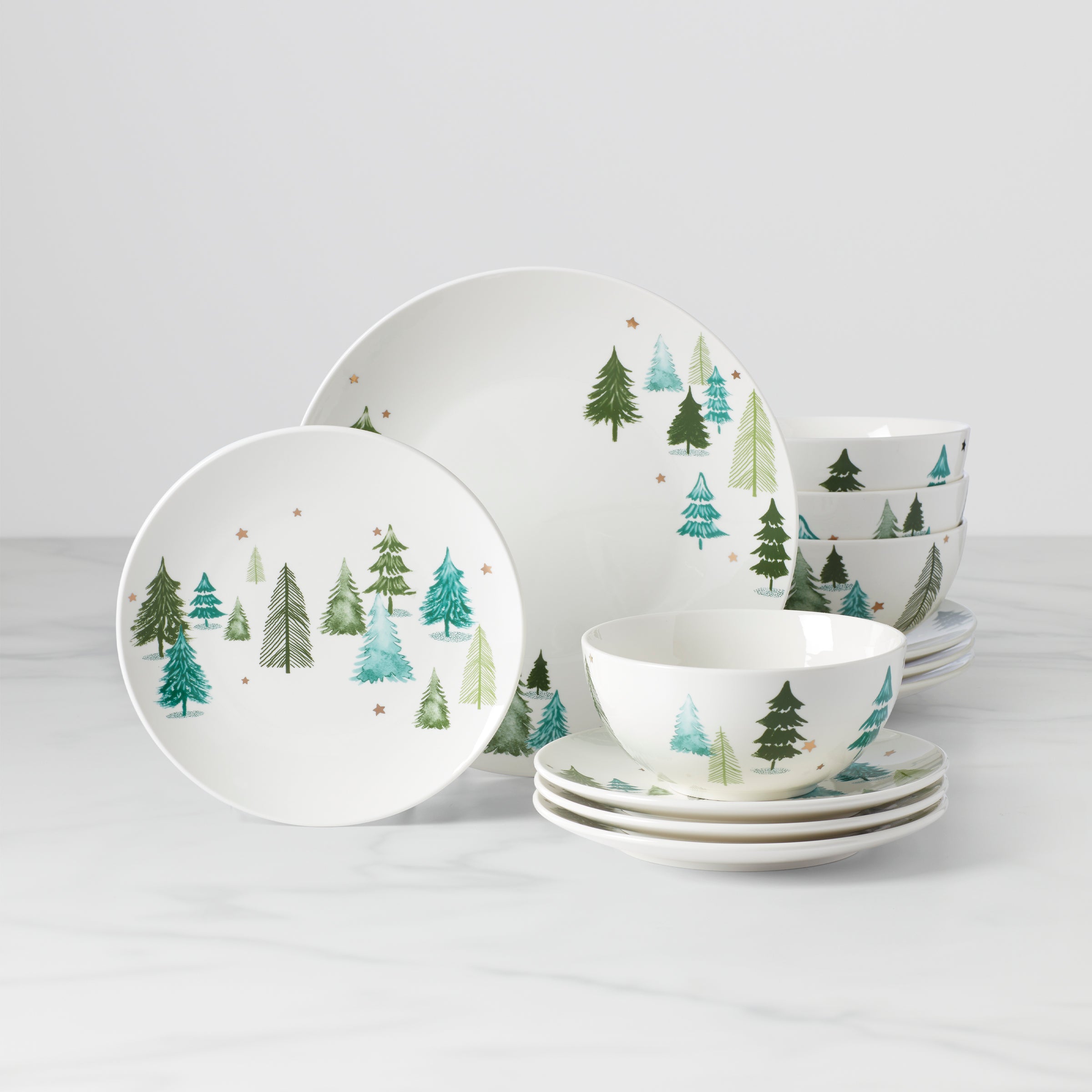 Balsam Lane 12-Piece Dinnerware Set – Lenox Corporation