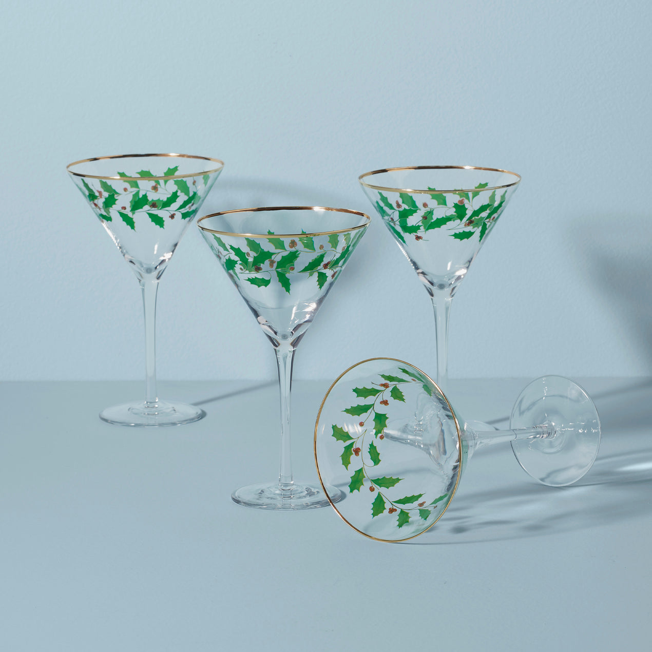 Holiday 4-Piece Martini Glass Set – Lenox Corporation