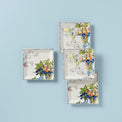 Autumn Studio 4-Piece Square Party Plate Set