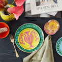 LX Remix Assorted 4-Piece Accent Plate Set