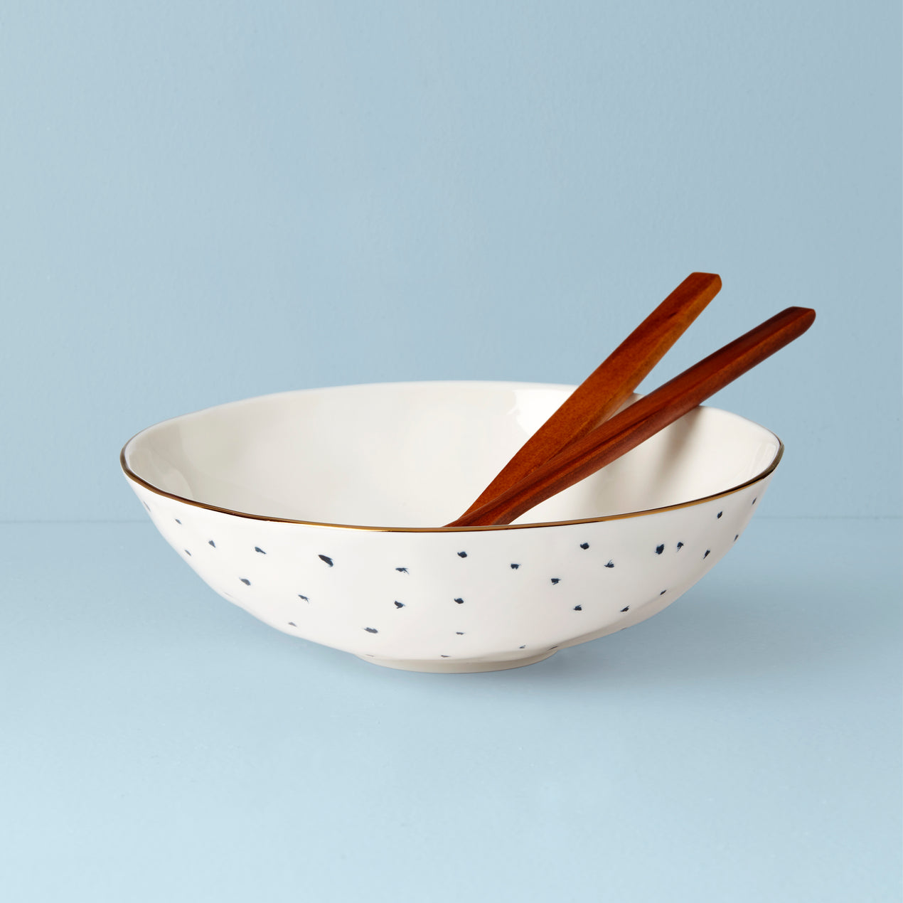 Organic Shaped Porcelain 10 Tall Serving Bowl