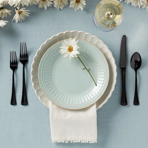 Portola Black Mirror 20-Piece Flatware Set
