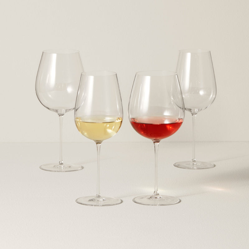 Lenox Tuscany Signature Cool & Warm Region Wine Glasses, Set of 4